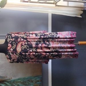 Paisley print dress